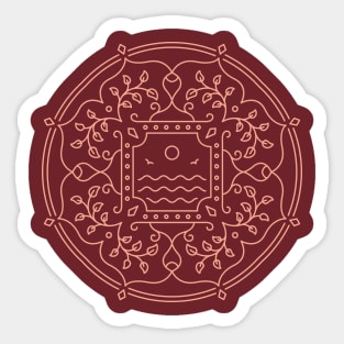 Nature Mandala 1 Sticker